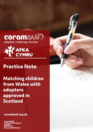 Matching children from Wales with adopters approved in Scotland Cover Image